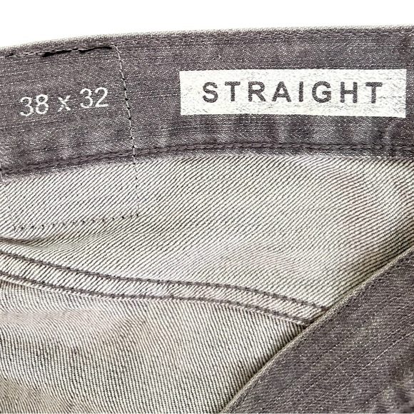 Men’s GAP 1969 Classic light Gray Straight denim Jeans stretch cotton 38 x 32 - Picture 7 of 8